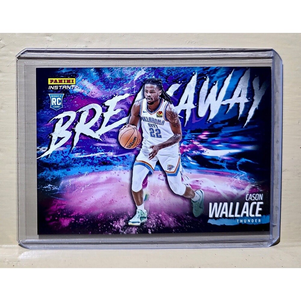 Cason Wallace 2023-24 Panini NBA Breakaway Basketball #8 Rookie Card 1 of 4085